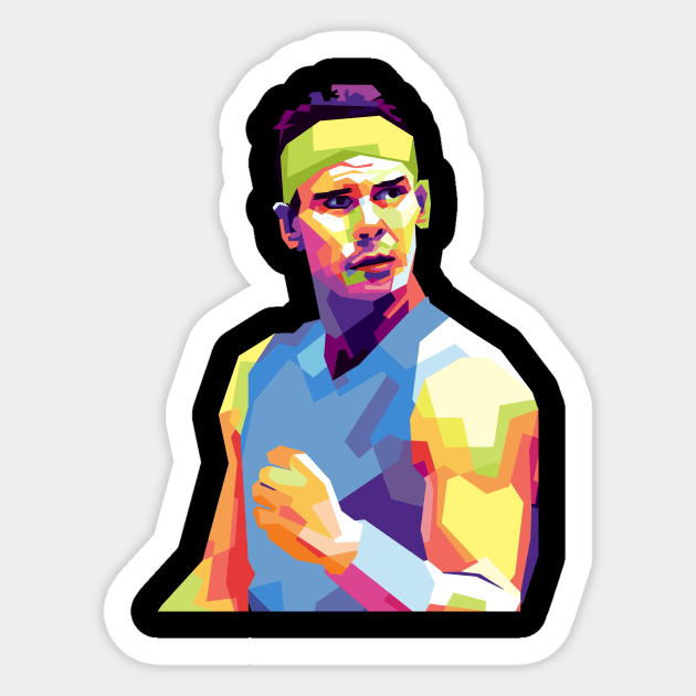 Rafael nadal Sticker by Danwpap2